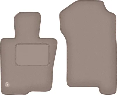 Immagine prodotto di Tappetini auto in velluto per Mercedes X-Classe W470 pickup (2017-) - tappetini anteriori beige LUX (2 pezzi)