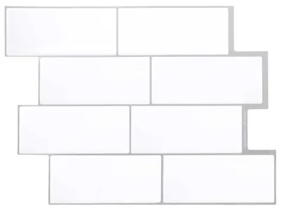Immagine prodotto di Piastrella subway 20 pcs Bianco e Grigio 29 x 21 cm