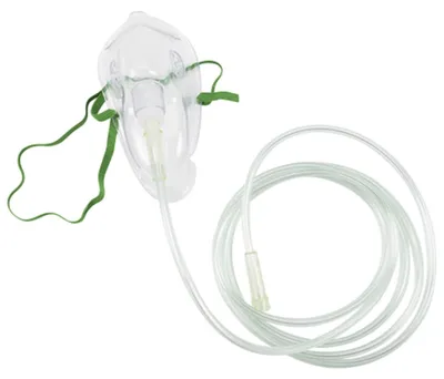 Produktbild von Dönges Sauerstoffmaske Erwachsene mit 2,1 m Schlauch (Inhalationsmaske)