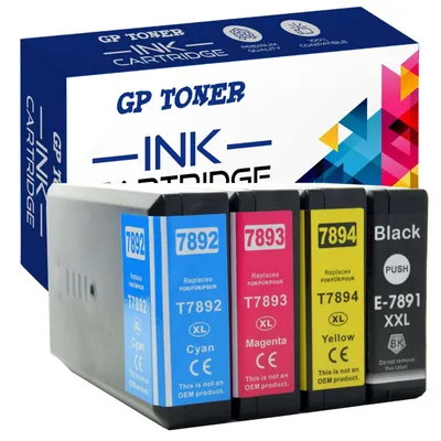 Zdjęcie produktu dla 4x Tusze do Epson Epson WF-5110DW WorkForce Pro Zestaw GP-E7895CMYK