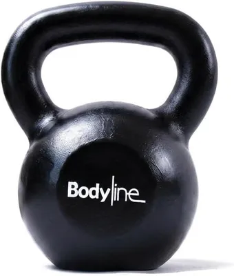 Imagen del producto de Mancuerna de hierro fundido, 16 kg, pesa rusa profesional para entrenamiento funcional, gimnasio y fitness en casa, con mango ergonómico