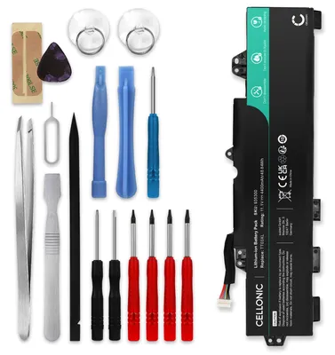 Produktbild von CELLONIC 1x Akku für Notebook Kompatibel mit HP EliteBook 850 G6, Elitebook 850 Gen 5, Elitebook 755 Gen 5, TT03XL - (4400mAh, 11.55V) + Werkzeug-Set