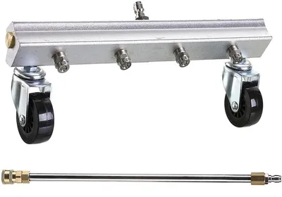 Produktbild von Wasserbesen 33 cm - Hochdruckreiniger 4000 PSI - Terrassenreiniger - Teleskopstiel