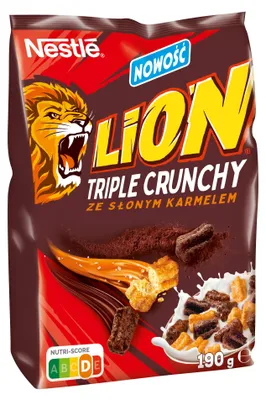Zdjęcie produktu dla Nestle Lion Triple Crunchy 190g