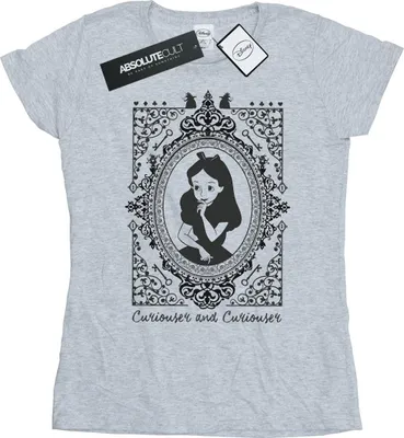 Produktbild von Disney - "Alice in Wonderland" T-Shirt für Damen BI6738 (XXL) (Grau)