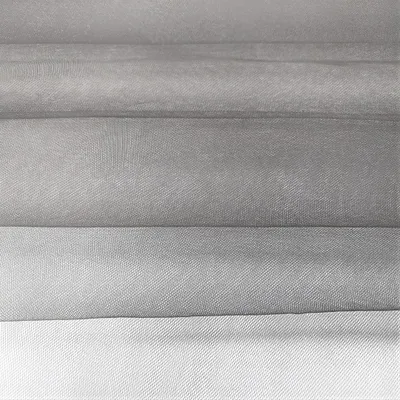 Produktbild von Tüll Stoff Meterware | Breite ca. 160 cm Grau