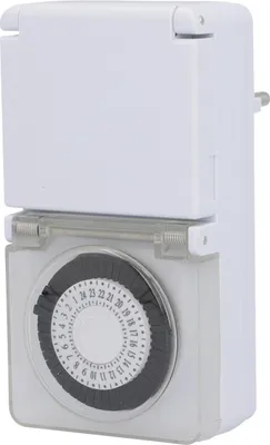 Produktbild von Zeitschaltuhr 3.500 W mechanisch weiß IP44
