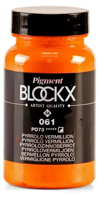 Produktbild von Blockx Pigment Pyrrolozinnoberrot 100ml / 30g 51061BXC