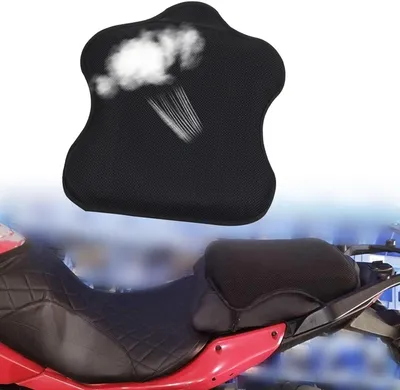 Obrázek produktu pro Gelový polštářek na sedadlo motocyklu Polštářek na sedadlo motocyklu Pohodlný polštářek na sedadlo motocyklu