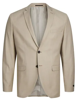 Produktbild von Jack & Jones 12203557_4481_170, Männlich, Beige, Blazer, Kind, Pure Cashmere, Spreizkragen