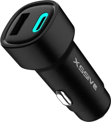 Zdjęcie produktu dla ładowarka samochodowa 48W PD + QC 3.0 z portami USB-A i USB-C