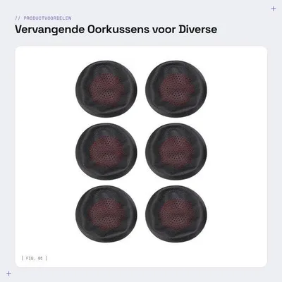 Productafbeelding van Vervangende Oorkussens voor Diverse Headsets