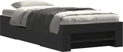 Obrázek produktu pro vidaXL Postelový rošt černý 75x190 cm Dřevěný materiál