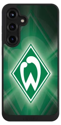 Produktbild von NIVOCASE Handyhülle für Samsung Galaxy S25+  Hülle NIVOpure Case Schwarz Offizielles Lizenzprodukt SV Werder Bremen Wappen