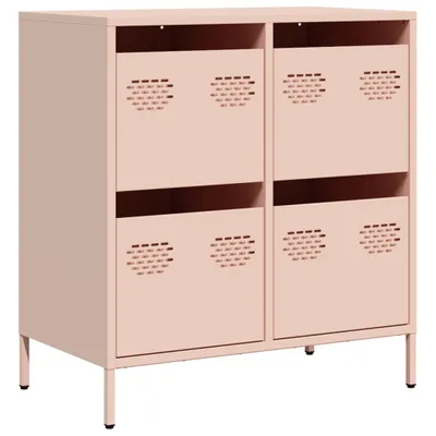 Produktbild von Sideboard Rosa 68x39x73,5 cm Kaltgewalzter Stahl