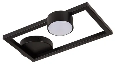 Produktbild von Reflektor-Spot FRAME, schwarz, 1xGX53, 12W, Metall, Abmessungen: 7,7x33,5x23,5 cm, IP20, Sigma Lighting