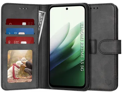Obrázok produktu pre Techsuit - Diary Book knižkové puzdro pre Xiaomi Redmi 15 4G / Redmi 15 5G - čierne