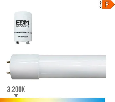 Image de Tube Led T8 9w Chaud Edm éclairage Led économique Lumière Chaude - Edm