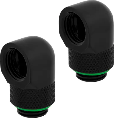 Produktbild von CORSAIR XF Adapter 90° angled rotary bk | 2-pack