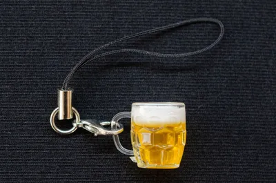 Produktbild von Bierkrug Handyanhänger Miniblings Handyschmuck  Bierglas Maß rundlich