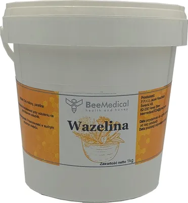 Produktbild von Biała Wazelina 100% BIO Medyczna Kosmetyczna 1kg