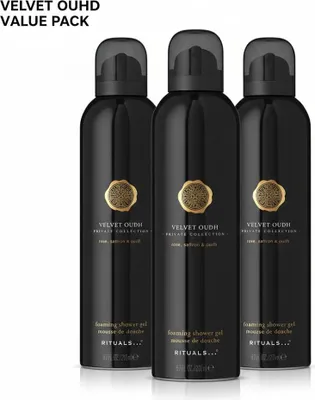 Produktbild von Rituals Private Collection Velvet Oudh Duschschaum 3er Set