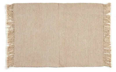 Zdjęcie produktu dla Dywan z frędzlami, 100% bawełny, 180 x 120 cm