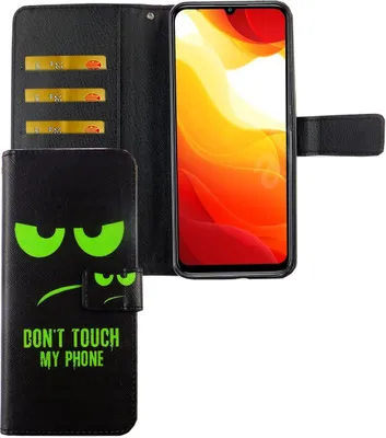 Zdjęcie produktu dla Etui Xiaomi Mi 10 Lite 5G Etui na telefon komórkowy Pokrowiec ochronny Etui z klapką i miejscem na kartę Nie dotykaj mojego telefonu