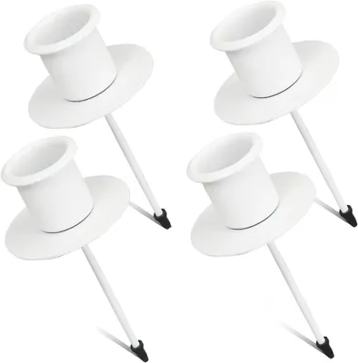 Immagine prodotto di Set di 8 portacandele, portacandele per candele dell'Avvento, portacandele natalizio per l'Avvento, 6 cm