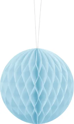 Image de Balle nid d'abeille 10cm bleu ciel