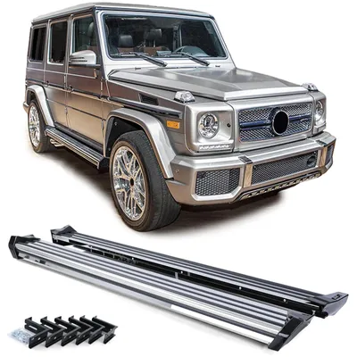 Productafbeelding van Carparts-Online Trappen voor Mercedes G-klasse W463 vanaf 1989-2015 roestvrij