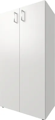 Produktbild von Schrank Aktenschrank Bücherschrank Kommode Beistellschrank Büroschrank "Trio 3" Weiß