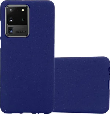Produktbild von Cadorabo Schutzhülle für Samsung Galaxy S20 ULTRA Hülle in Blau Handyhülle TPU Etui Cover Case