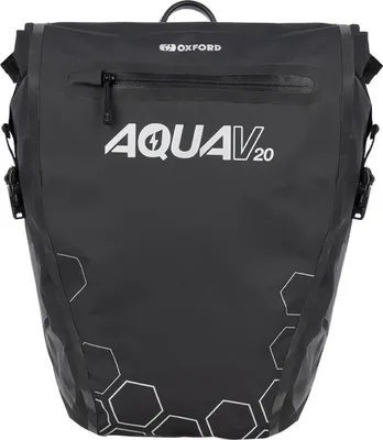 Produktbild von Fahrradtasche 100 % wasserdicht und 20 Liter Fassungsvermögen – Allwetter-Fahrradtasche von Oxford