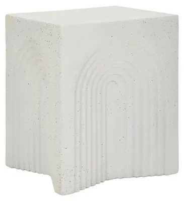 Obrázok produktu pre Arc odkladací stolík biely 58 x 47,5 x 47,5 cm
