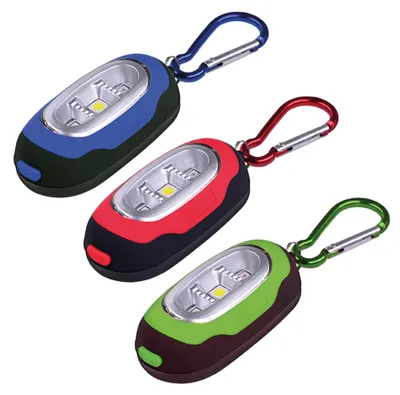Produktbild von Solight LED Schlüsselanhänger mit Karabiner, 30lm, 3x LED WL114