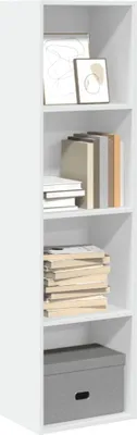 Immagine prodotto di Maison Exclusive - Libreria bianca 40x30x152 cm Materiale ligneo