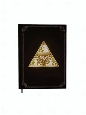 Produktbild von Legend of Zelda Triforce Light Up Notizbuch