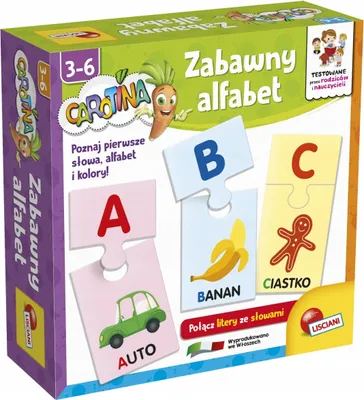 Immagine prodotto di Carotina Gioco Puzzle Educativo Divertente Alfabeto E Primi Numeri 87464
