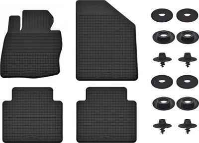 Produktbild von Gummimatten Mit Stoppern Für: Honda Civic Ix (2012-) Schwarz Set