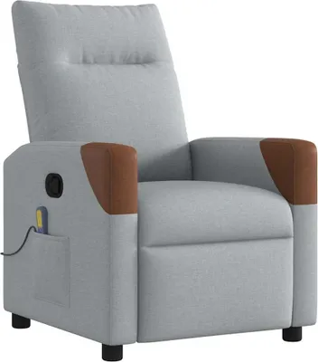 Zdjęcie produktu dla VidaXL 4104817, Tkanina, Brązowy, Szary, Pianka, 110 kg, 690 mm, 860 mm