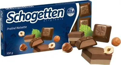Immagine prodotto di Czekolada Schogetten mleczna z orzechami laskowymi 100 g