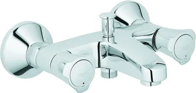 Produktbild von Grohe Costa Zweigriff-Wannenbatterie chrom - 25450001
