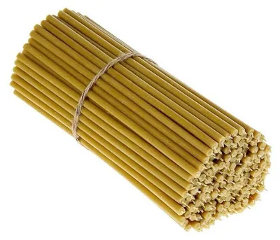 Zdjęcie produktu dla 100% Wosk pszczeli Świece rytualne do modlitwy i dekoracji (200 sztuk)