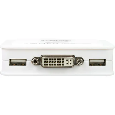 Imagen del producto de Conmutador KVM InLine® 61613I, de 2 puertos, con conexión DVI-D, USB y audio, con cable integrado
