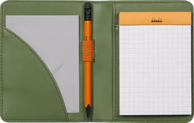 Produktbild von Rhodia  Etui f. Block/Buch A7 salbei