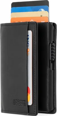 Obrázok produktu pre AdroitGoods Card Holder 7 Card Wallet - puzdro na kreditné karty s technológiou RFID - koža/čierna