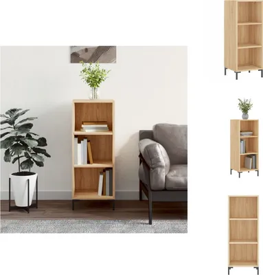 Produktbild von vidaXL Sideboard Sonoma-Eiche 34,5x32,5x90 cm Holzwerkstoff -  Sideboards