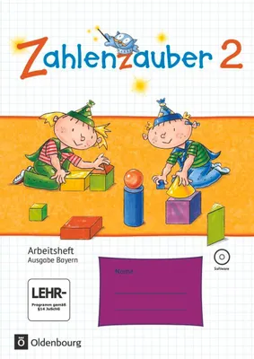 Produktbild von Zahlenzauber 2. Ausgabe Bayern (ausgabe) . Arbeitsheft mit interaktiven Übungen