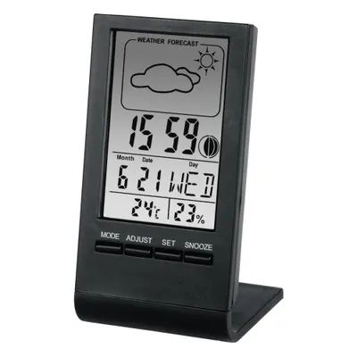 Zdjęcie produktu dla Termometr LCD Hama TH-100 czarny - wyświetlacz faz księżyca